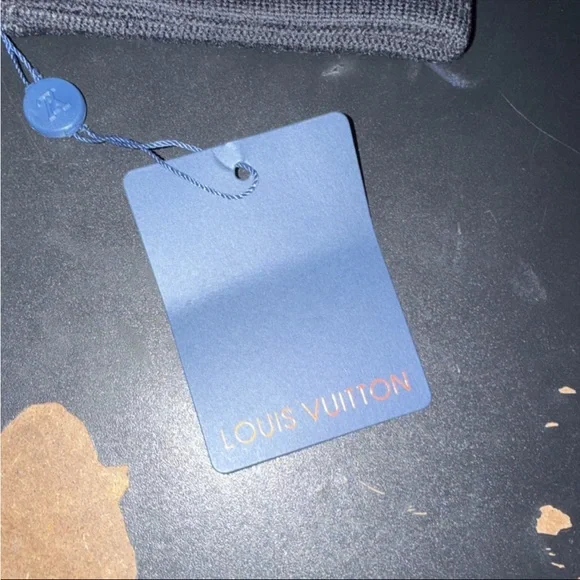 Louis Vuitton Dark Gray Knit Hat authentic